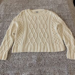 Charlotte Russe Cable Knit Sweater
